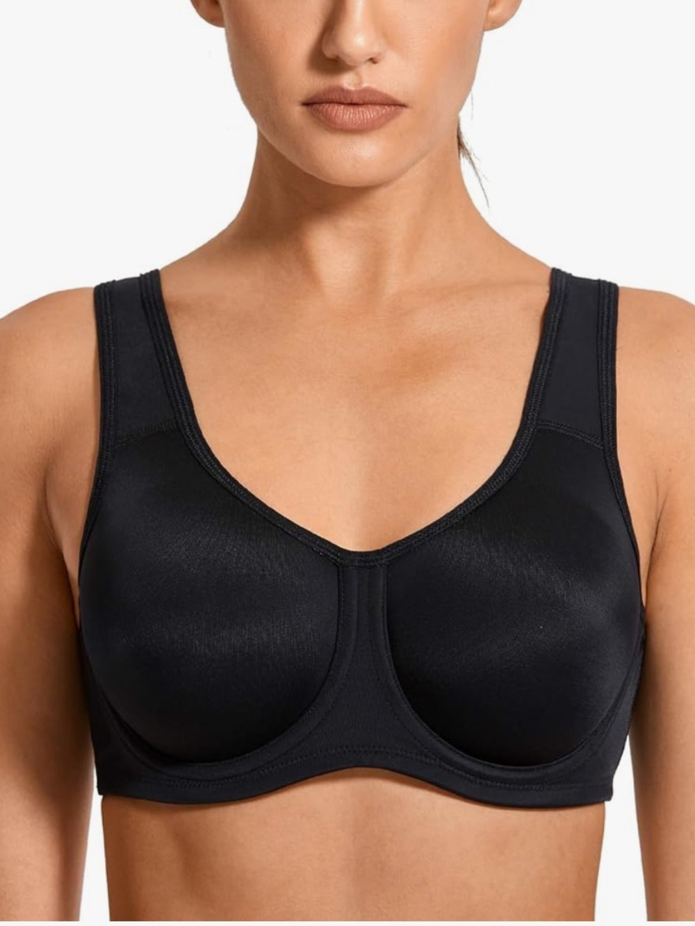 SYROKAN || Underwire Sports Bra High Impact with Adjustable Straps 36G